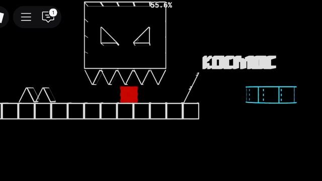 Пошёл облегчённый космос в geometry dash 
 Но в roblox