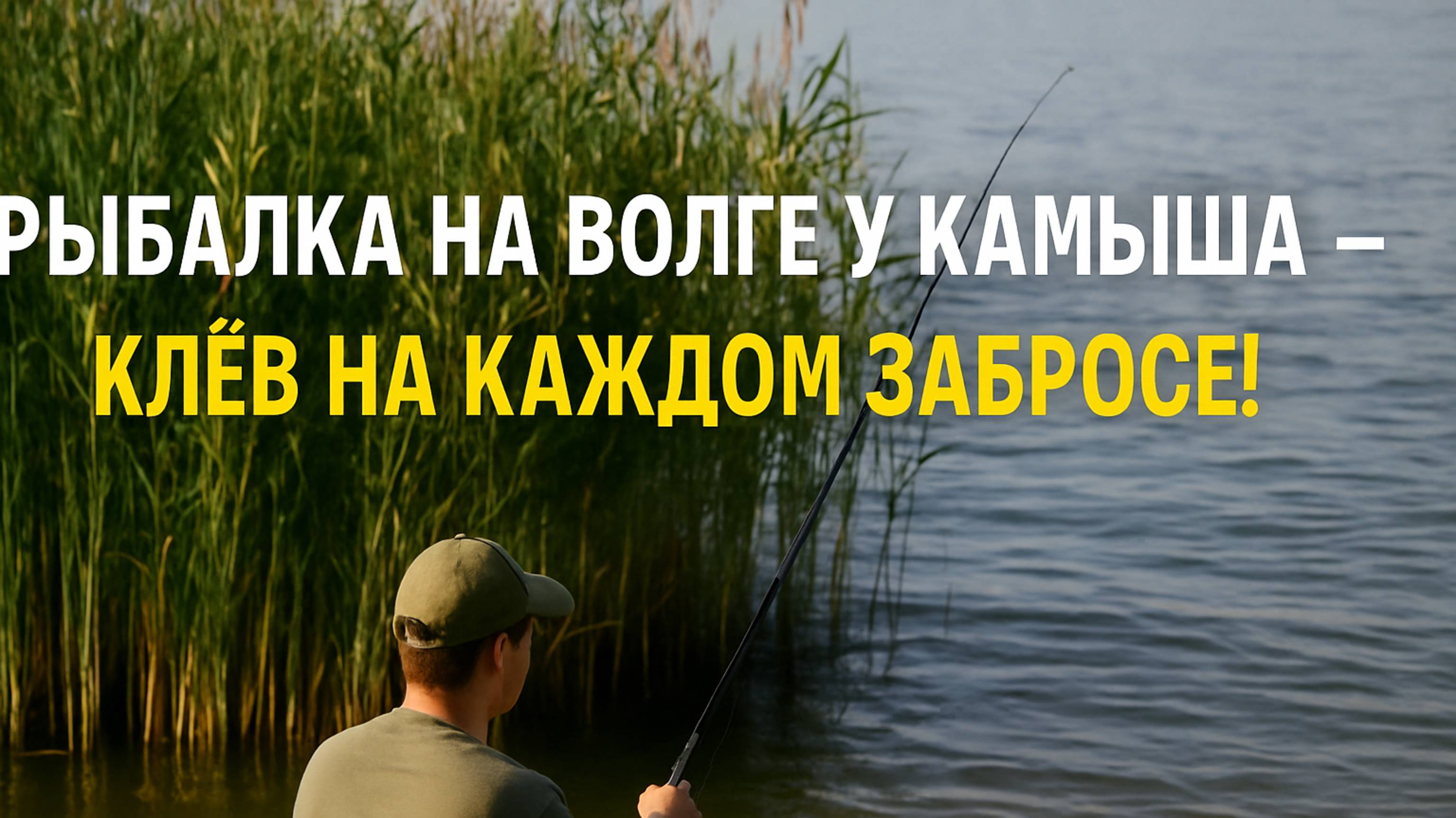Рыбалка на Волге у камыша — клёв на каждом забросе!