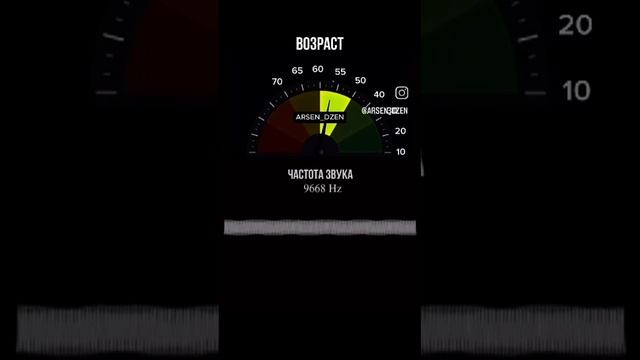 Тест слуха на возраст