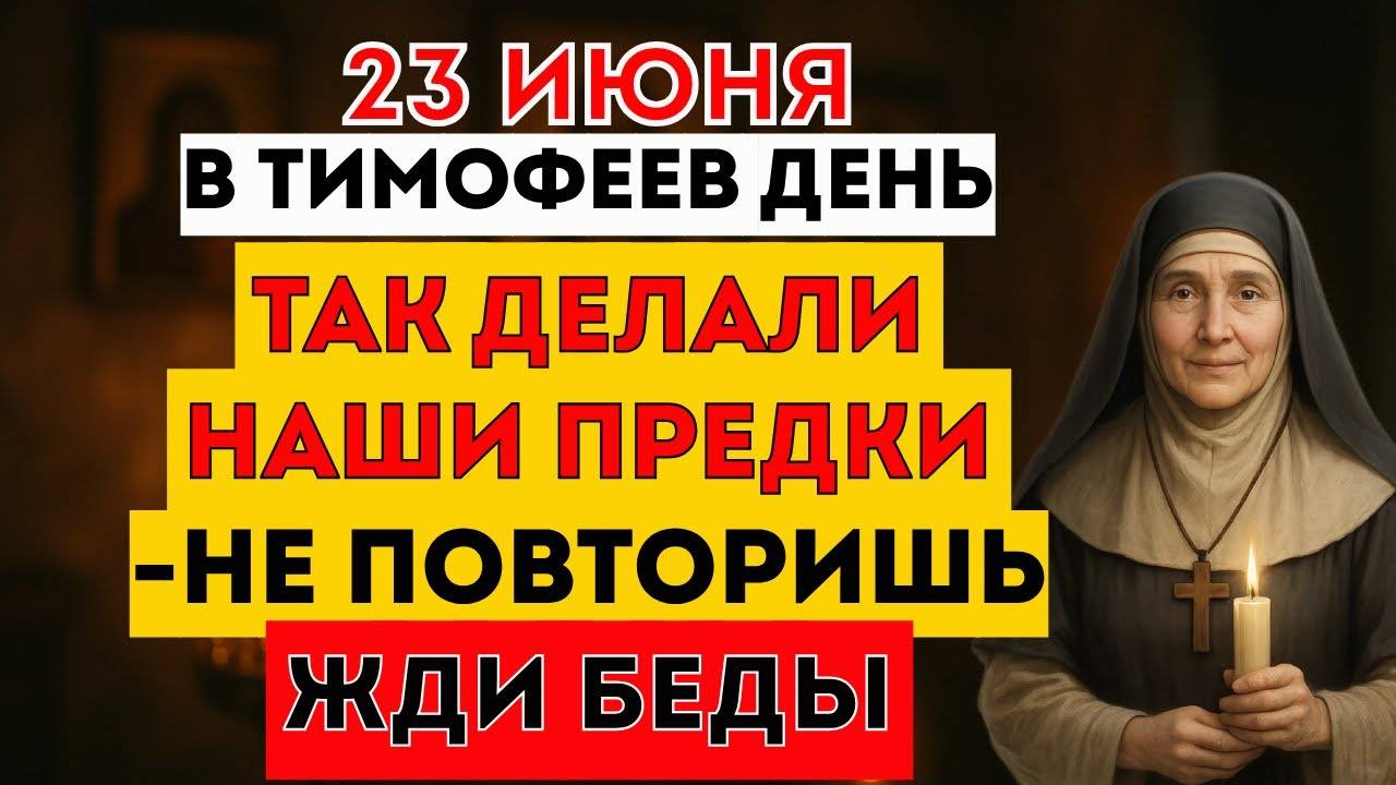 23 Июня - Тимофеев День. Что Нельзя Делать и Говорить? Что Можно Делать? Трациции, Приметы, Знаки