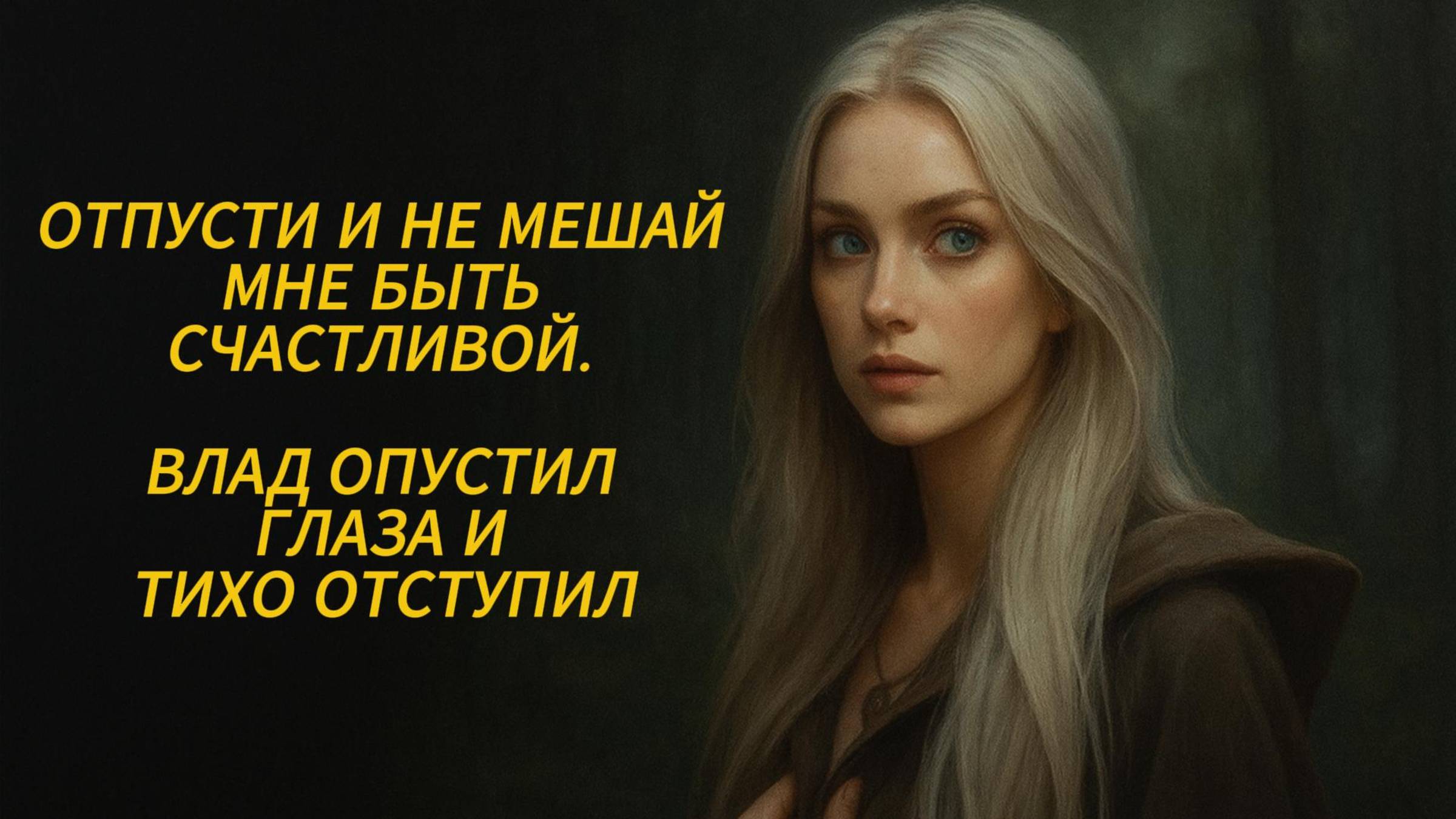 ИСТОРИИ ИЗ ЖИЗНИ: ОТУСТИ И НЕ МЕШАЙ МНЕ БЫТЬ СЧАСТЛИВОЙ. ВЛАД ОПУСТИЛ ГЛАЗА И ТИХО ОТСТУПИЛ