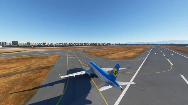 Landing Airbus A320 NEO в MFS2020 - UTTT (Tashkent)
