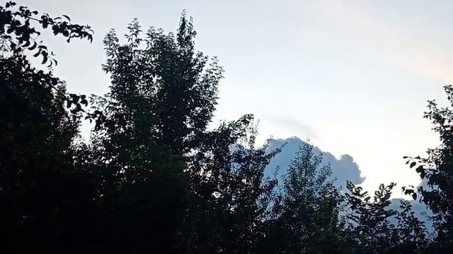 Дачный закат.