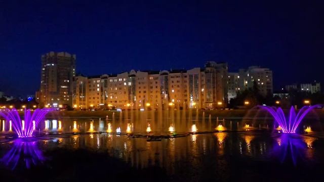 Орел. Вечер. Фонтаны
