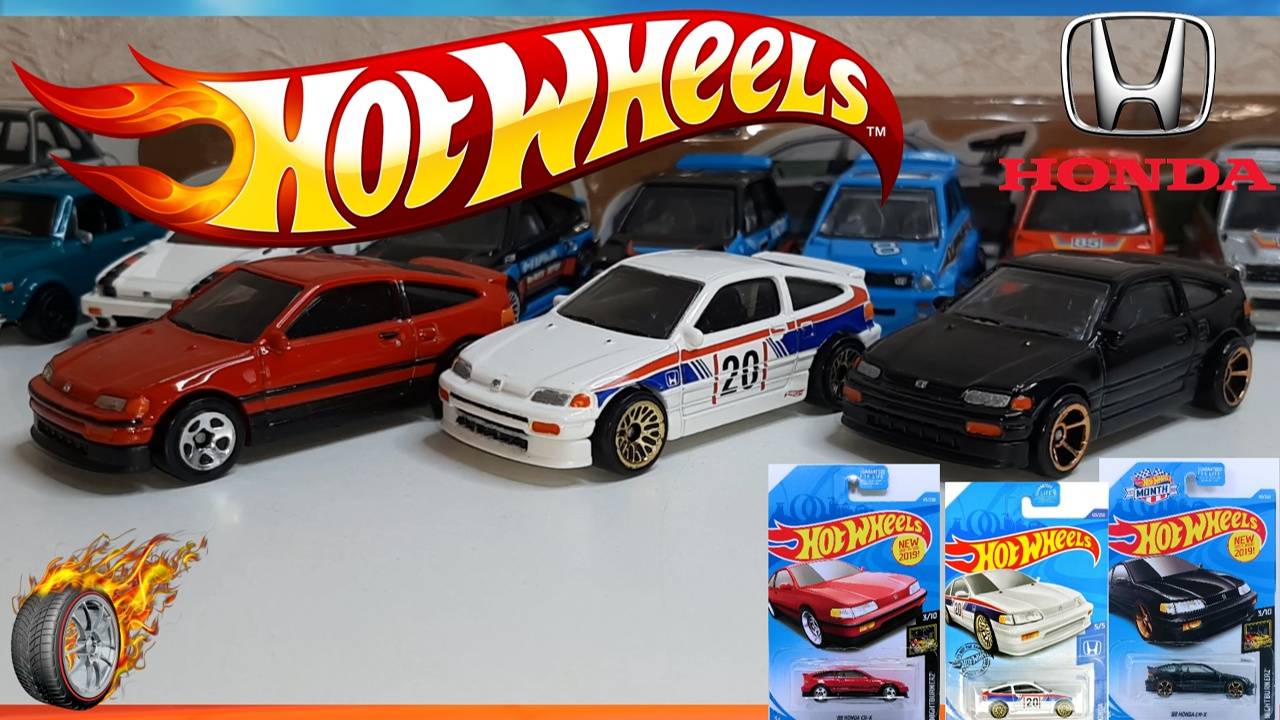 Custom Hot Wheels 88 Honda CR-H HW Nightburnerz 3/10