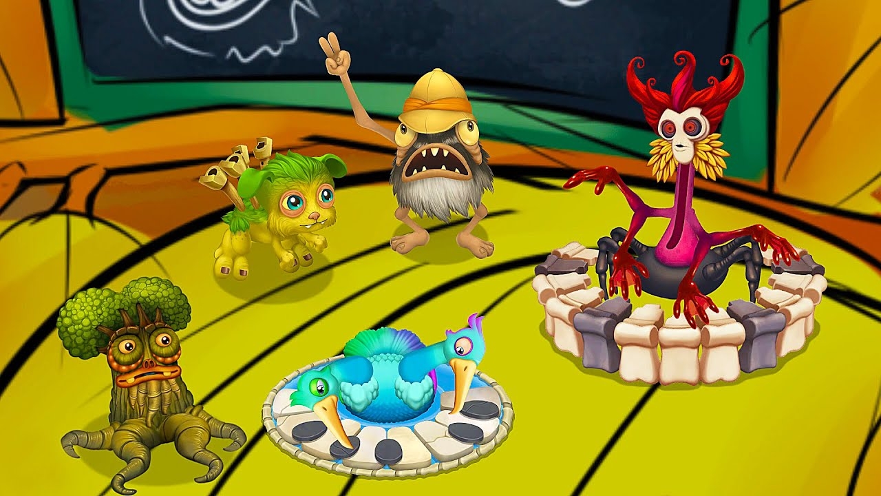 Остров Обучения - Вся Песня (My Singing Monsters, Мои Поющие Монстры)