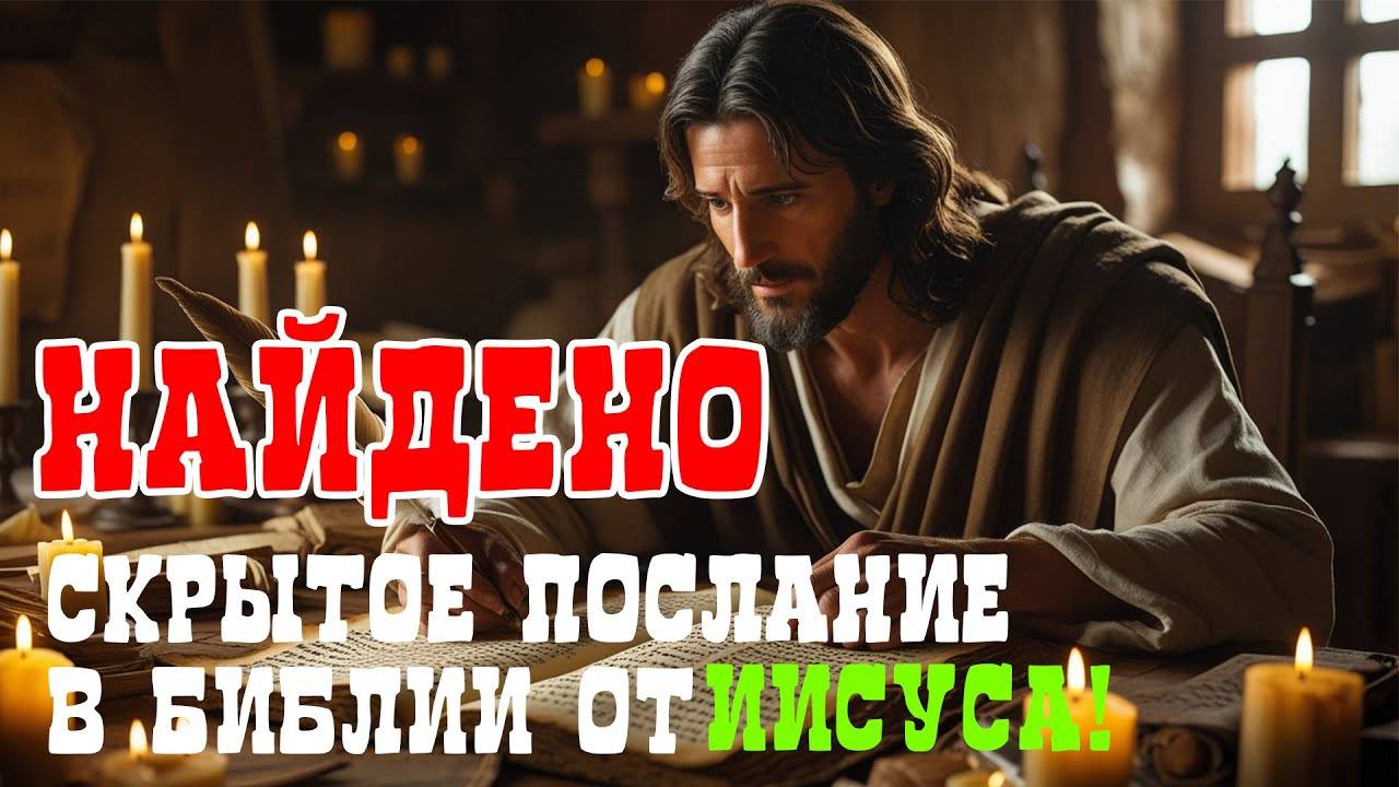 ШОКИРУЮЩАЯ НАХОДКА СКРЫТОГО ПОСЛАНИЯ В БИБЛИИ! ЧТО ИИСУС ХРИСТОС СПРЯТАЛ В БИБЛИИ