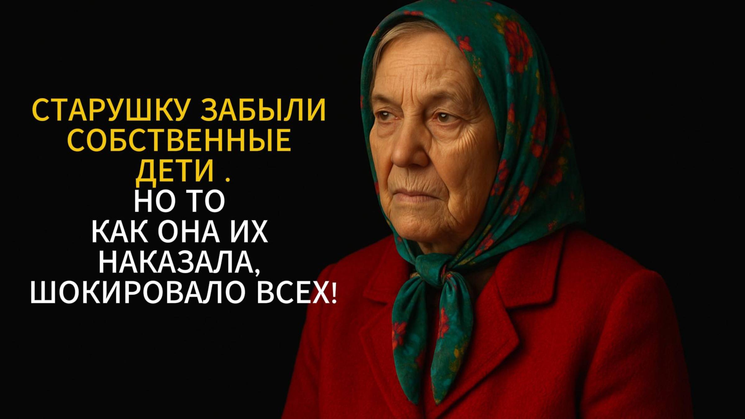ИСТОРИИ ИЗ ЖИЗНИ: СТАРУШКУ ЗАБЫЛИ СОБСТВЕННЫЕ ДЕТИ — НО ТО, КАК ОНА ИХ НАКАЗАЛА, ШОКИРОВАЛО ВСЕХ!