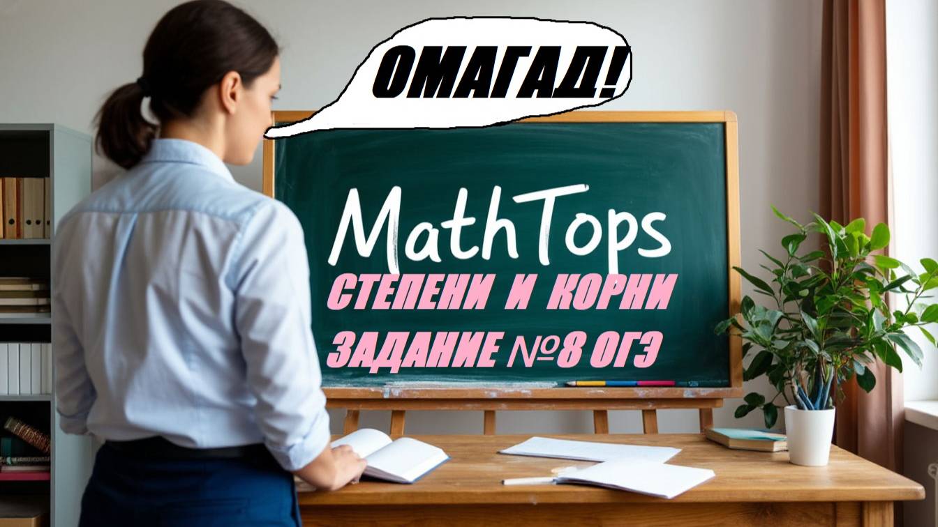 СТЕПЕНИ И КОРНИ - ВСЕ ТИПЫ ЗАДАНИЙ (ЗАДАНИЕ №8 ОГЭ 2026) Часть 2