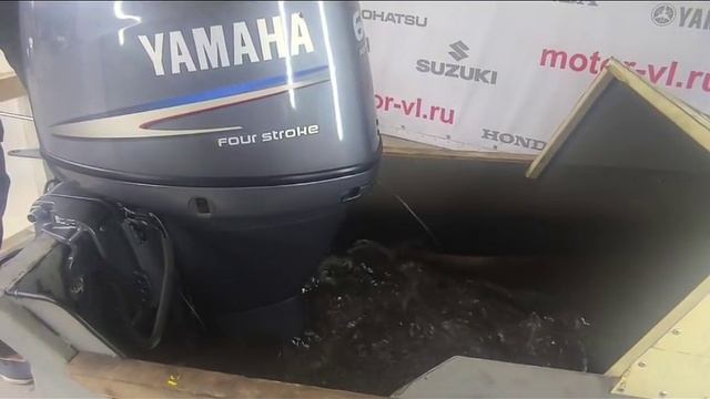 Запуск двигателя Yamaha F60