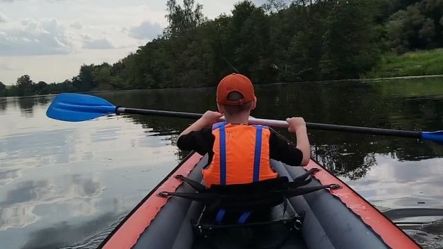 Прогулка на байдарке по Москве реке. Архангельское.