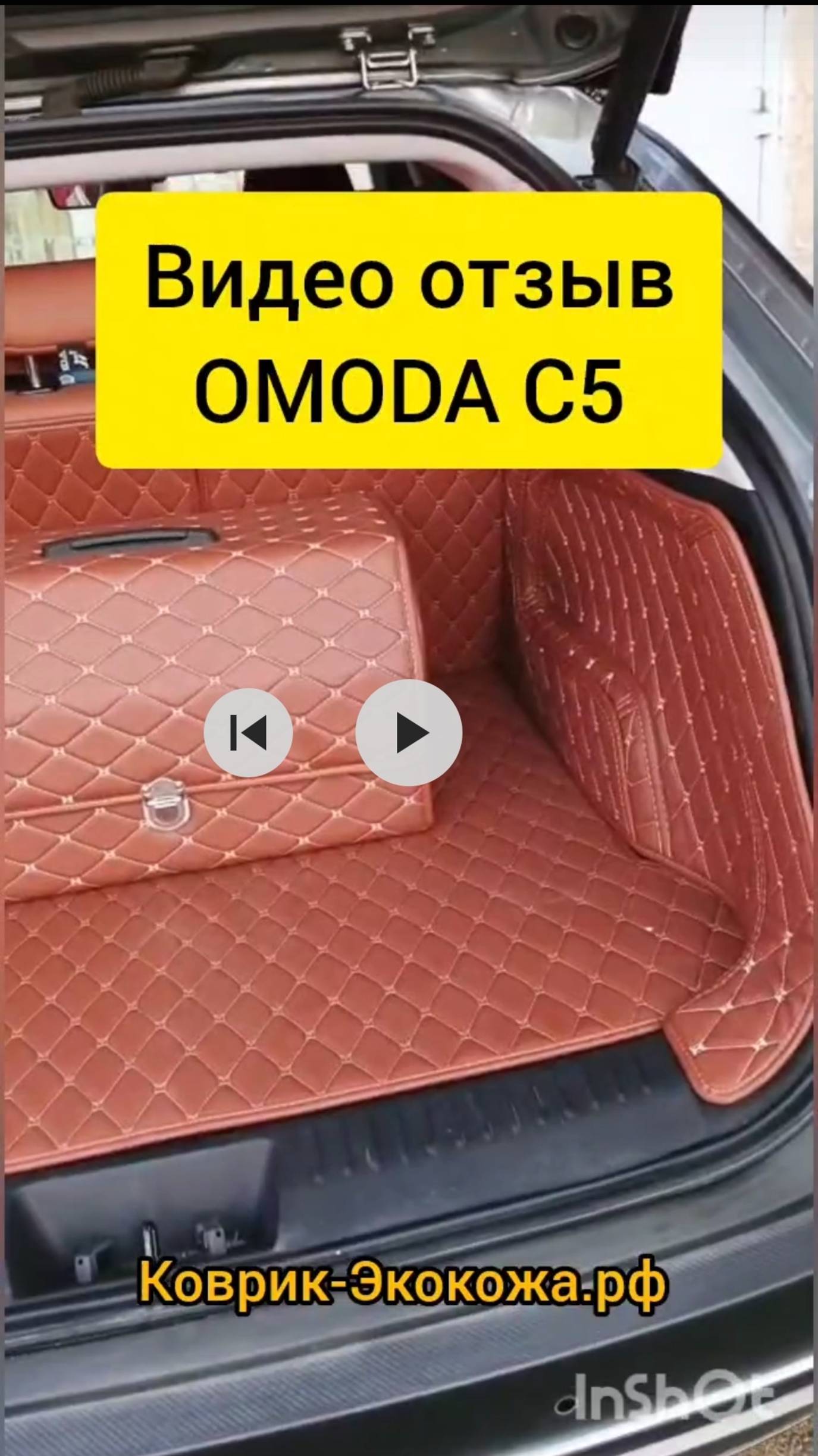 3D коврики из экокожи в OMODA c5