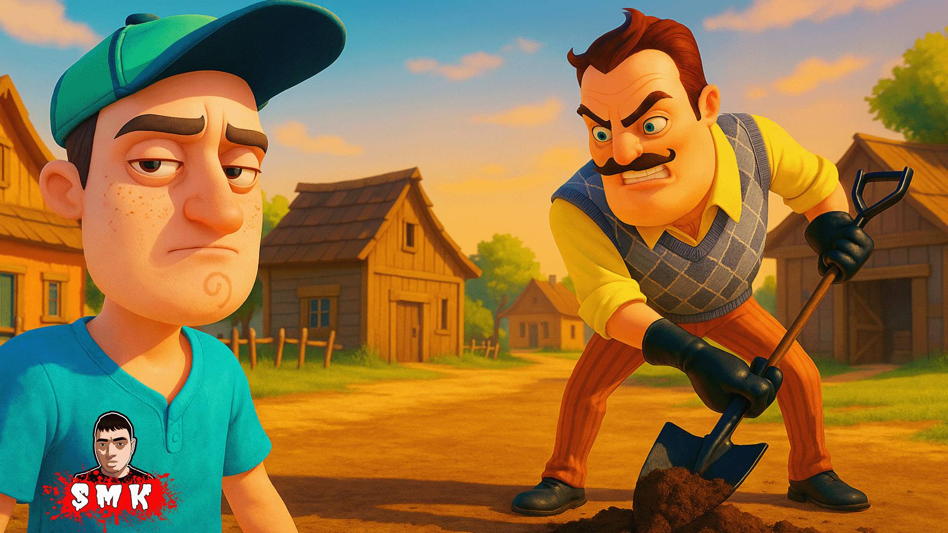 ШОУ ПРИВЕТ СОСЕД! СЕЛЬСКАЯ ЖИЗНЬ ВАСИЛИЧА! ИГРА HELLO NEIGHBOR ПРОХОЖДЕНИЕ МОДА HELLO YANCHIK HOUSE!