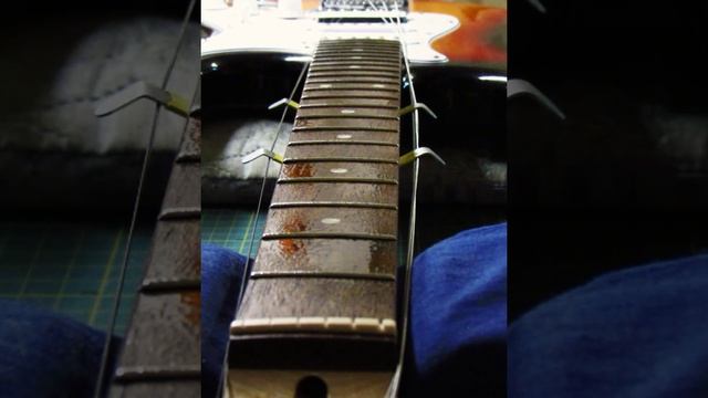 Обслуживание гитары - Homage HEG320SB Stratocaster HSS Sunburst ч8
