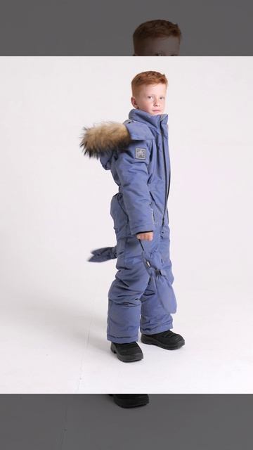 Комбинезон зимний IceTomas Форсаж 031159 (Фристайл, серо-голубой)