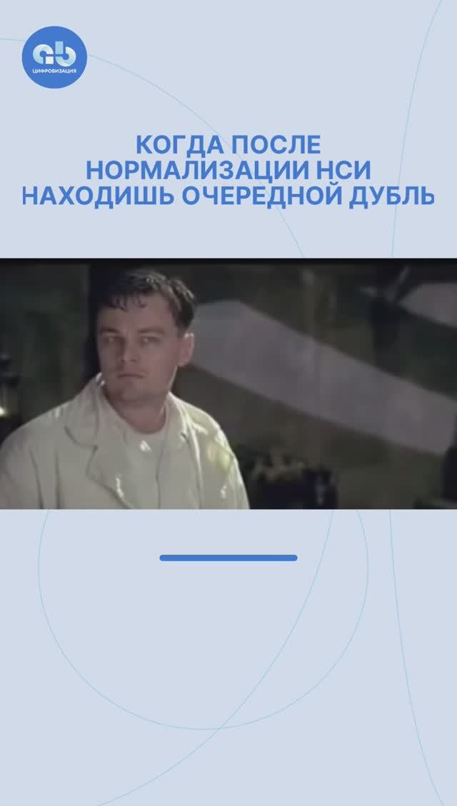 Нормализация НСИ  #дублиНСИ