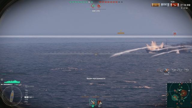 BOUGAINVILLE ФРАНЦУЗСКИЙ КРЕЙСЕР I УРОВНЯ В ИГРЕ WORLD OF WARSHIPS