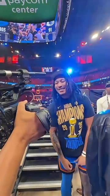 Inside look at the Thunders on-court 2025 Finals celebration