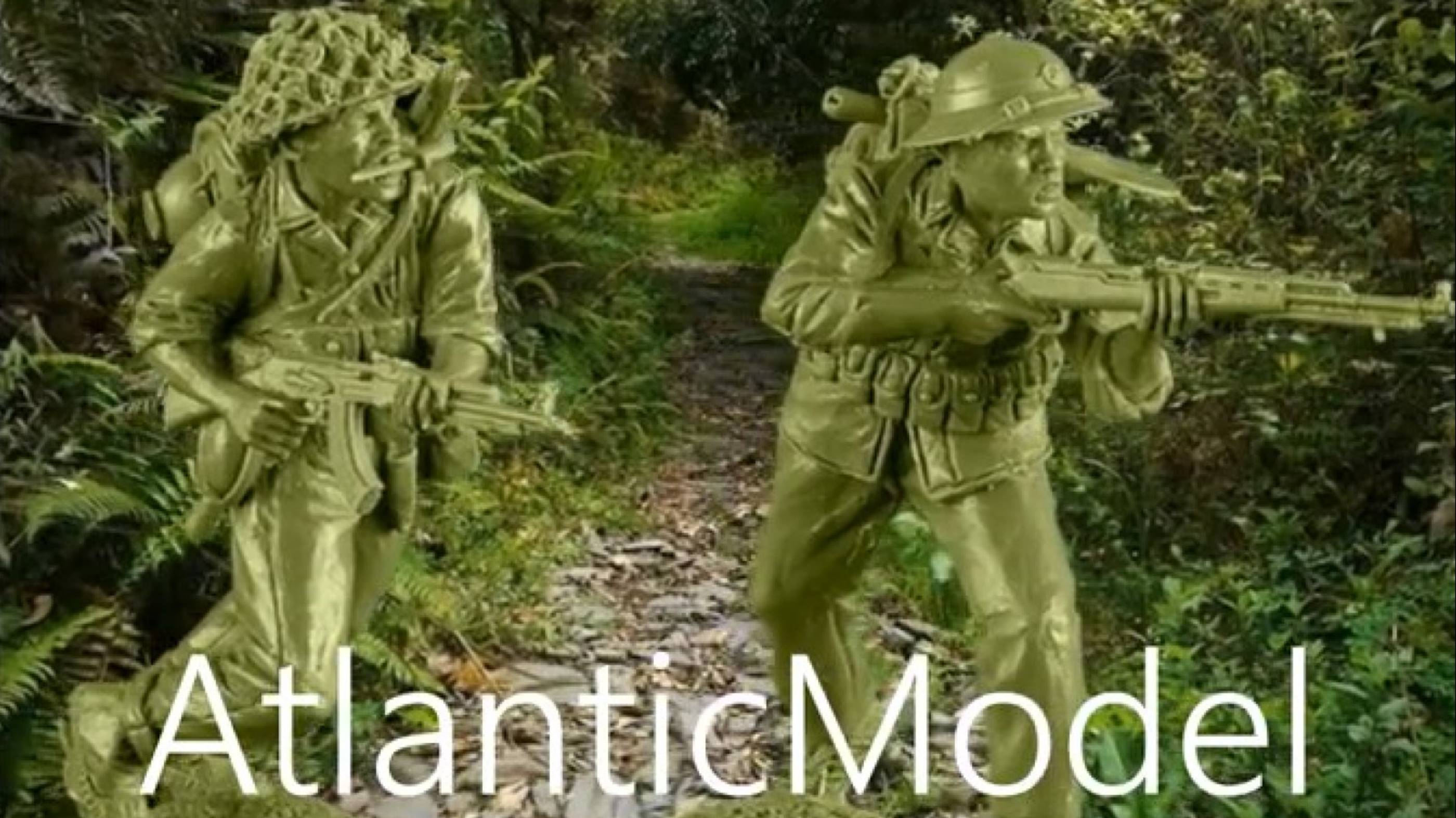солдатики Plastic Platoon пехота армии Северного Вьетнама
