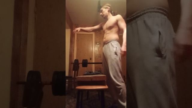 Жим штанги от груди многоповторка