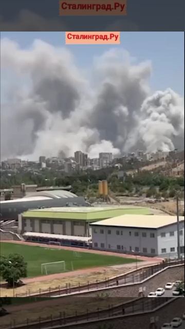 Новые кадры взрывов в Тегеране.