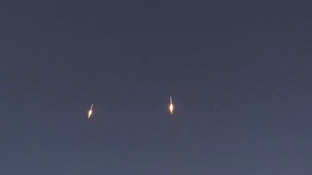 Запуск иранских  баллистических ракет по Израилю сегодня утром