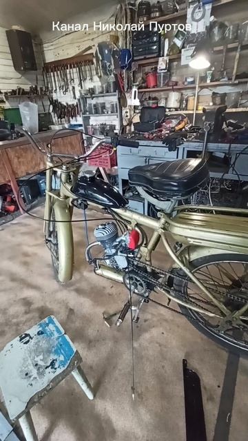 Мопед "Рига-11". Двигатель F80.Установка.