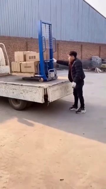 Вилочный погрузчик, полуэлектрический штабелер, портативный верхний и нижний грузовик
