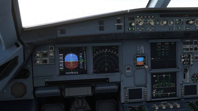 Airbus A320 NEO в MFS2020 UHKK (Komsomolsk-On-Amur) - UHHH (Khabarovsk)  autoland