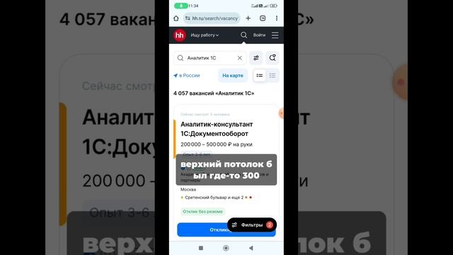 Требуются ли Аналитики 1С в 2024 г?