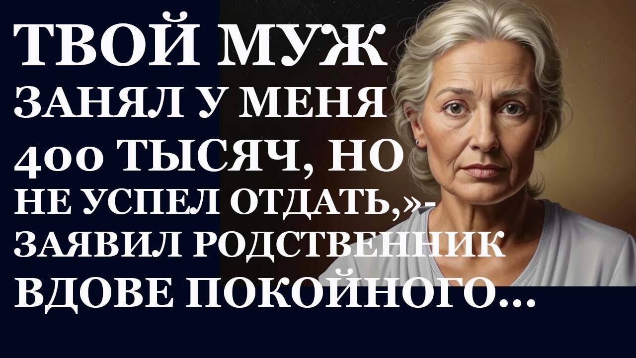 Истории из  жизни. Твой муж занял  у меня Аудио рассказы,  Жизненные истории