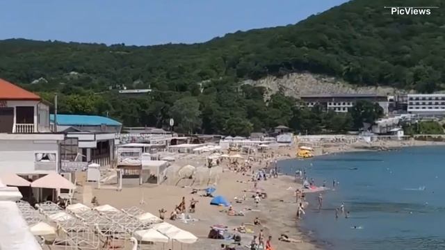 Джубга Туапсинский район сегодня 23 июня 2025. Какая обстановка на Центральном пляже курорта, погода