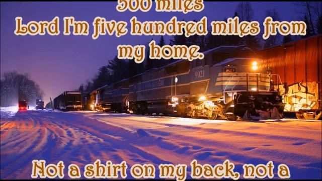 Joan Baez/Джоан Баез -:500 Miles/500 миль - Лирика