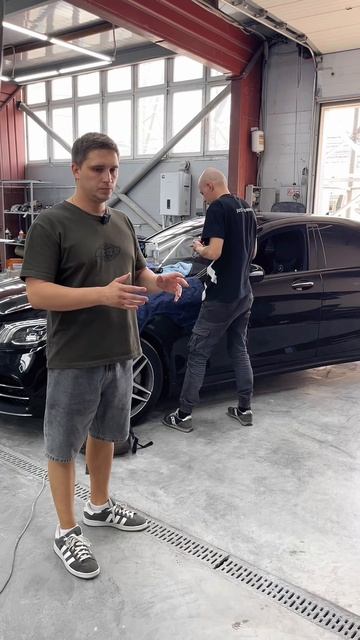 Ремонт скола лобового стекла Mercedes w222