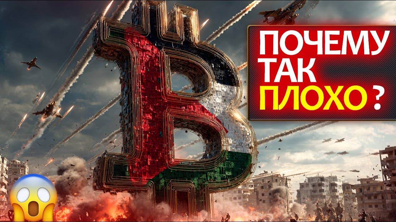 Почему на крипторынке все так плохо и как долго это продлится? Биткоин, Эфир и Ближний Восток.