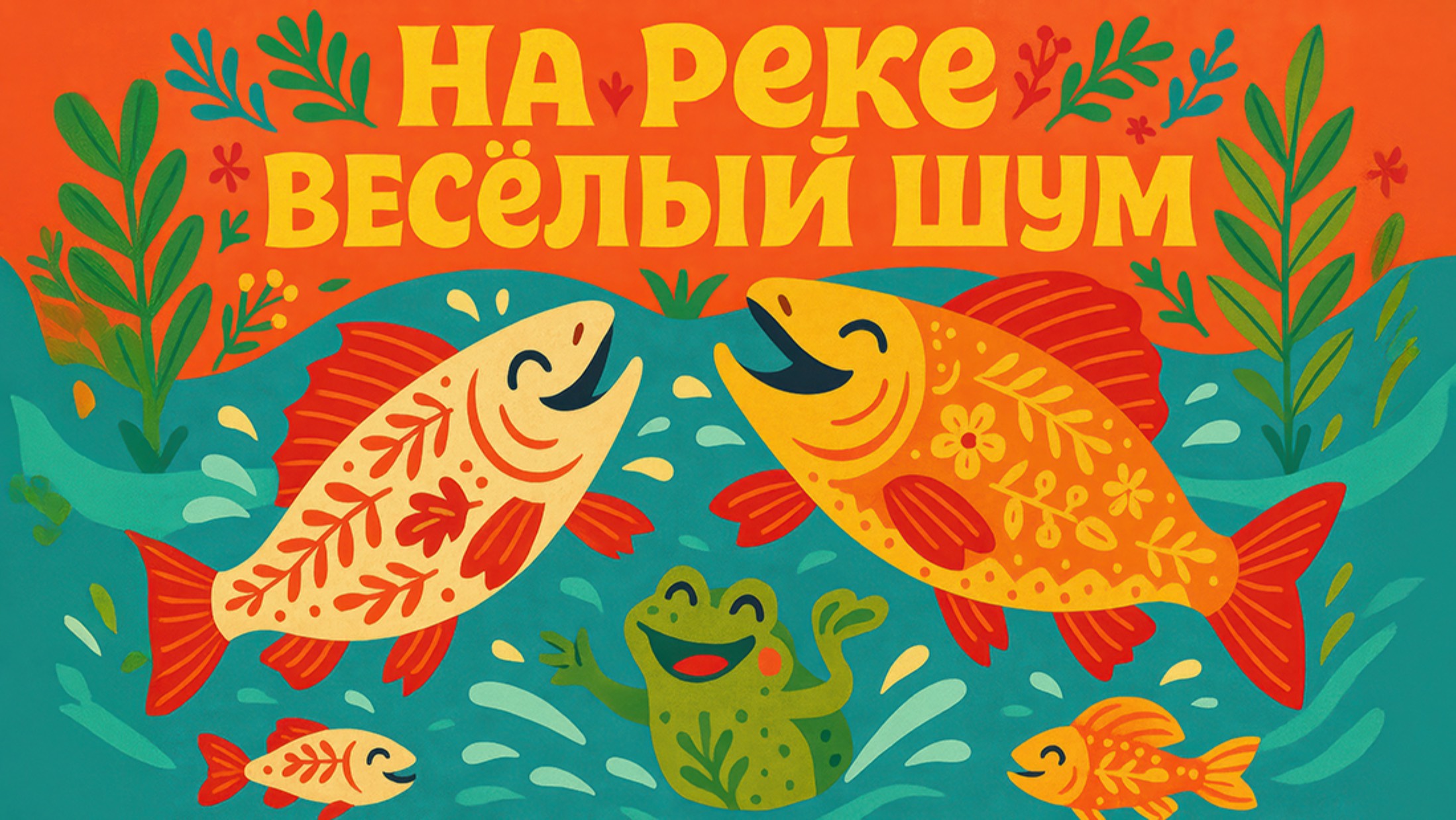 На реке весёлый шум! Детская песенка-потешка.
