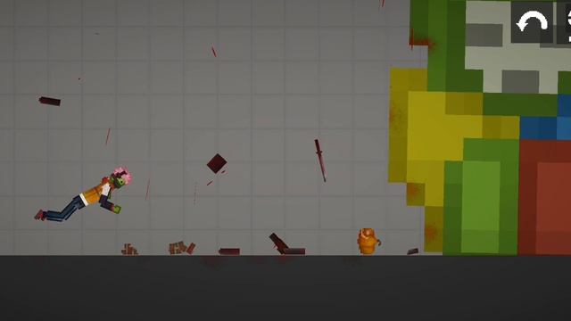 мини обычный день в Melon sandbox