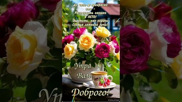 Доброе утро 💖С хорошим настроением в новый день 🌝💝