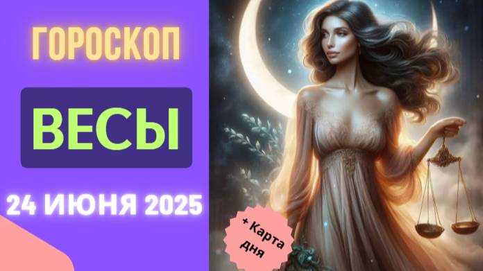 ♎ ГОРМОСКОП НА СЕГОДНЯ 24 ИЮНЯ ДЛЯ ВЕСОВ — ВРЕМЯ ГАРМОНИИ И ВЗВЕШЕННЫХ РЕШЕНИЙ!
