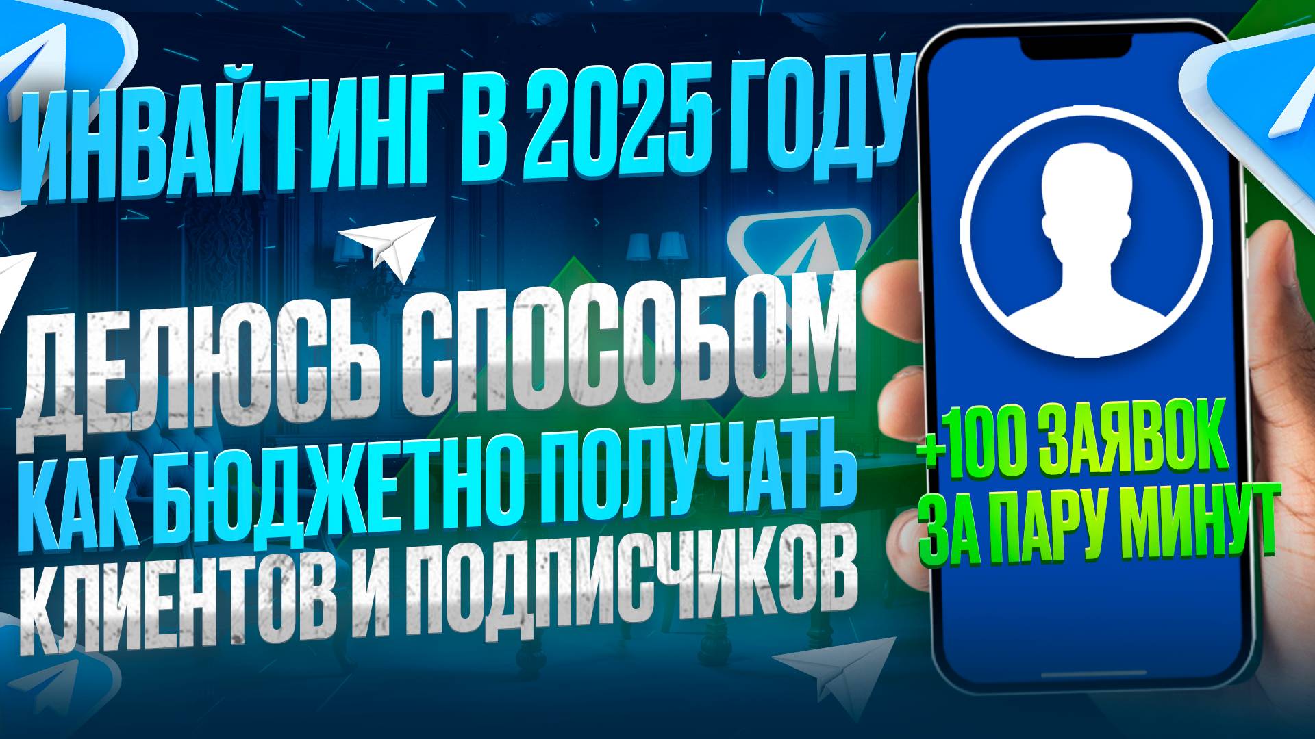 Инвайтинг в чаты Telegram. Полный гайд от А до Я как привлекать клиентов и подписчиков в Telegram.