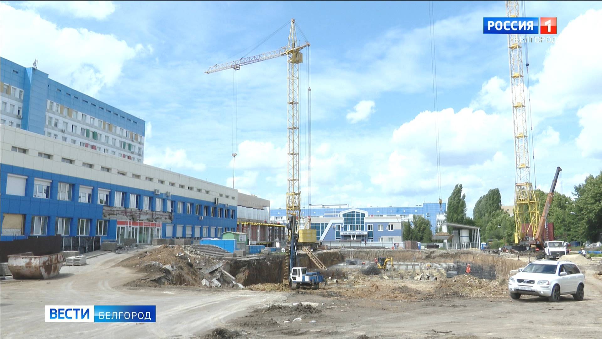 В Белгороде строят лечебный корпус городской больницы №2