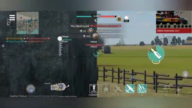 War Thunder Mobile ｜ Breda 90⧸53