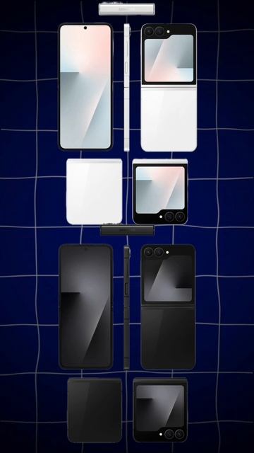 ЦВЕТА Samsung Z Flip 7 и Flip 7 FE