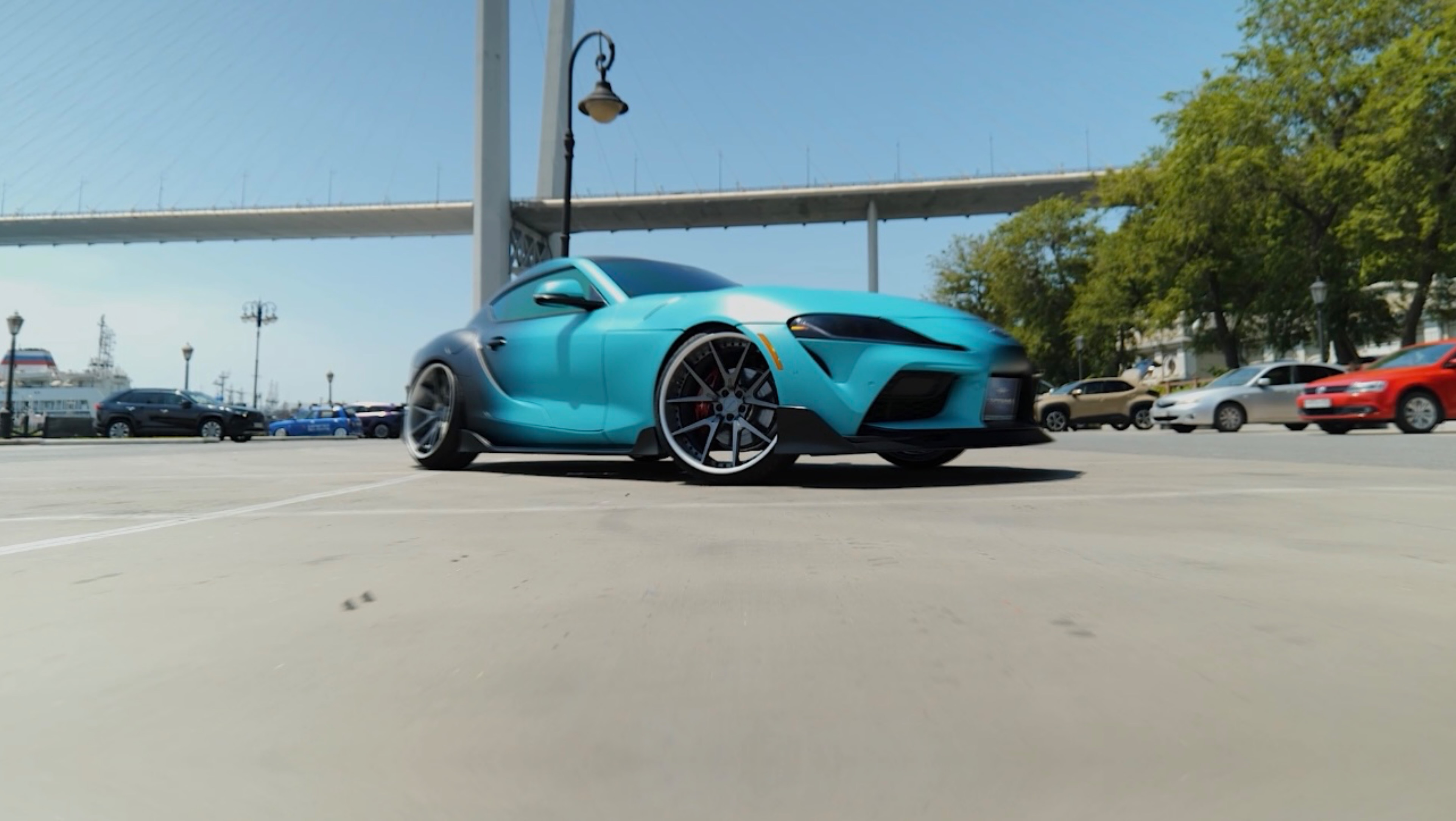 Toyota Supra в необычной расцветке 🔥