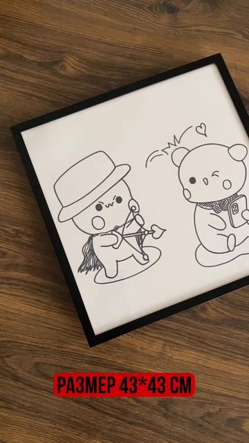 🖤Черно-белые картины ручной работы. Цена: 3,120р/шт.