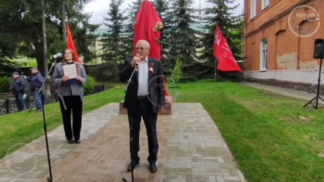 В Можайске открыли памятник Иосифу Сталину, установле
