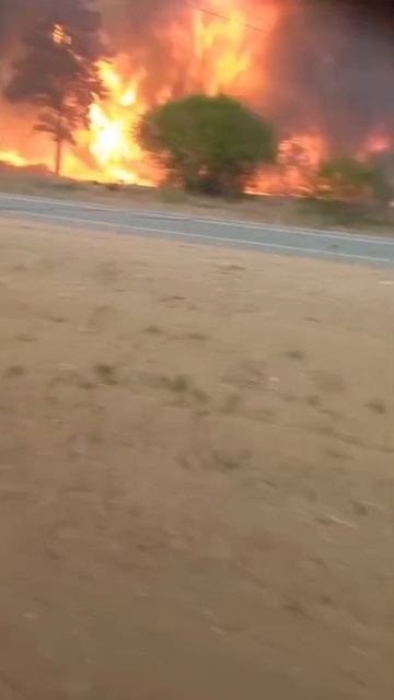 Верховой пожар бушует в Забайкальском крае в районе Атамановки.
