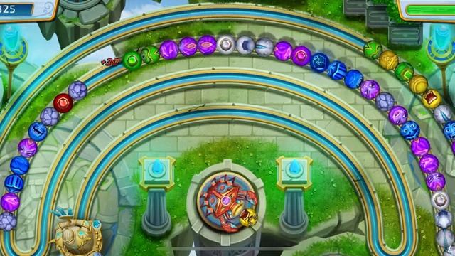 Atlantisor (аналог Zuma) уровень 18-4 Sky City Garden 4 • Обзор CrazyTwin