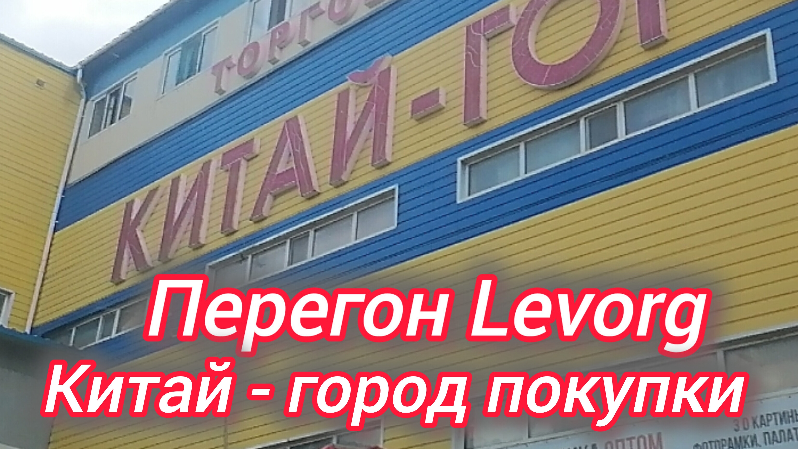 Перегон Levorg. Покупки в Китай городе