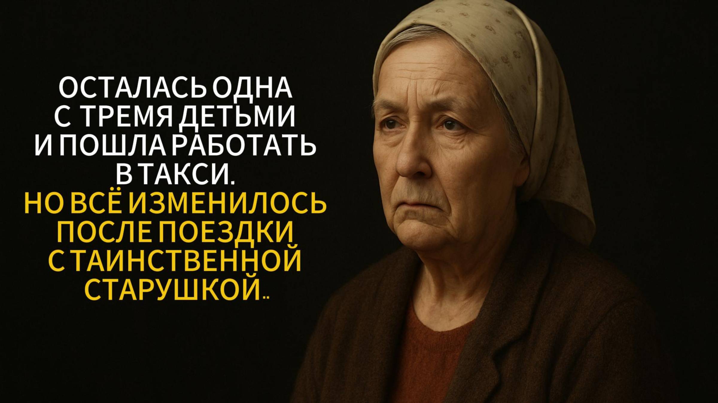 ИСТОРИИ ИЗ ЖИЗНИ: ОСТАЛАСЬ ОДНА С ТРЕМЯ ДЕТЬМИ И ПОШЛА РАБОТАТЬ В ТАКСИ...